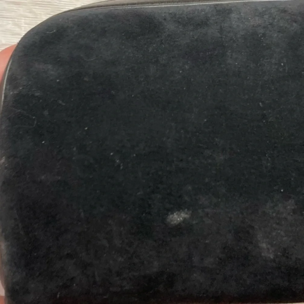 Givenchy vintage black suede leather clutch bag rare
